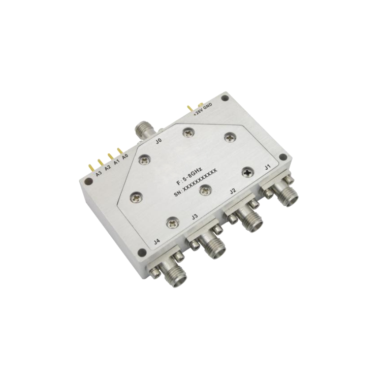 Absorptive Coaxial SP4T Switch From 5GHz To 8GHz OSA0405000800A RFecho