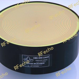 0.8 GHz to 4 GHz Cavity Backed Spiral Antenna OBS-840